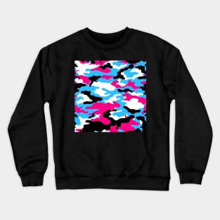 pink camo camouflage Crewneck Sweatshirt